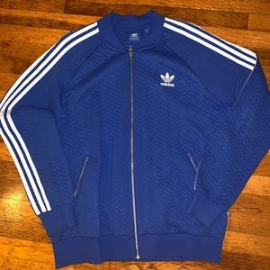 Adidas royal blue zip up